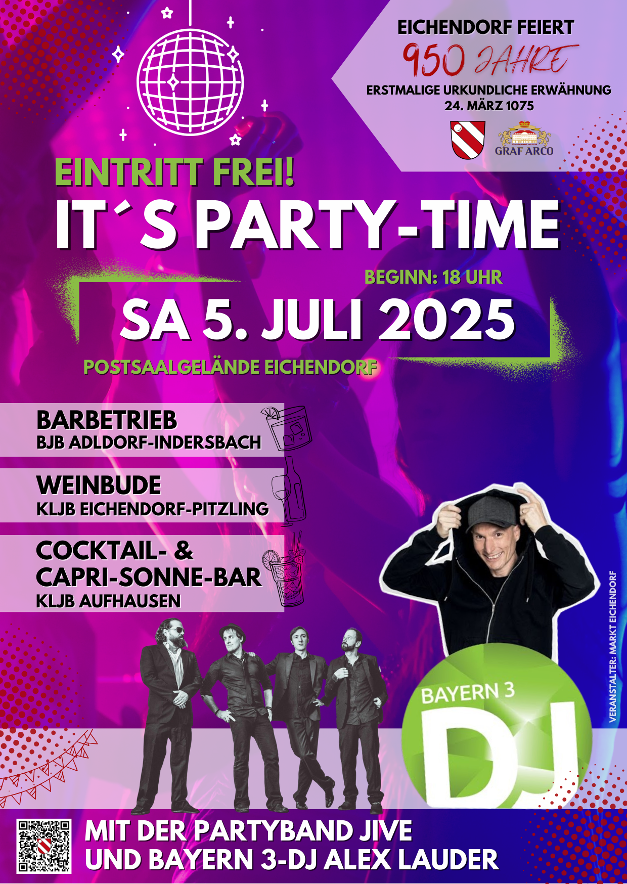 950 Jahre Eichendorf Eventplakat